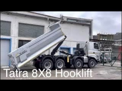 New arrival: Tatra 8X8 hooklift
