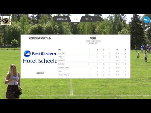 MATCH: Wahlsta SK - Virsbo IF