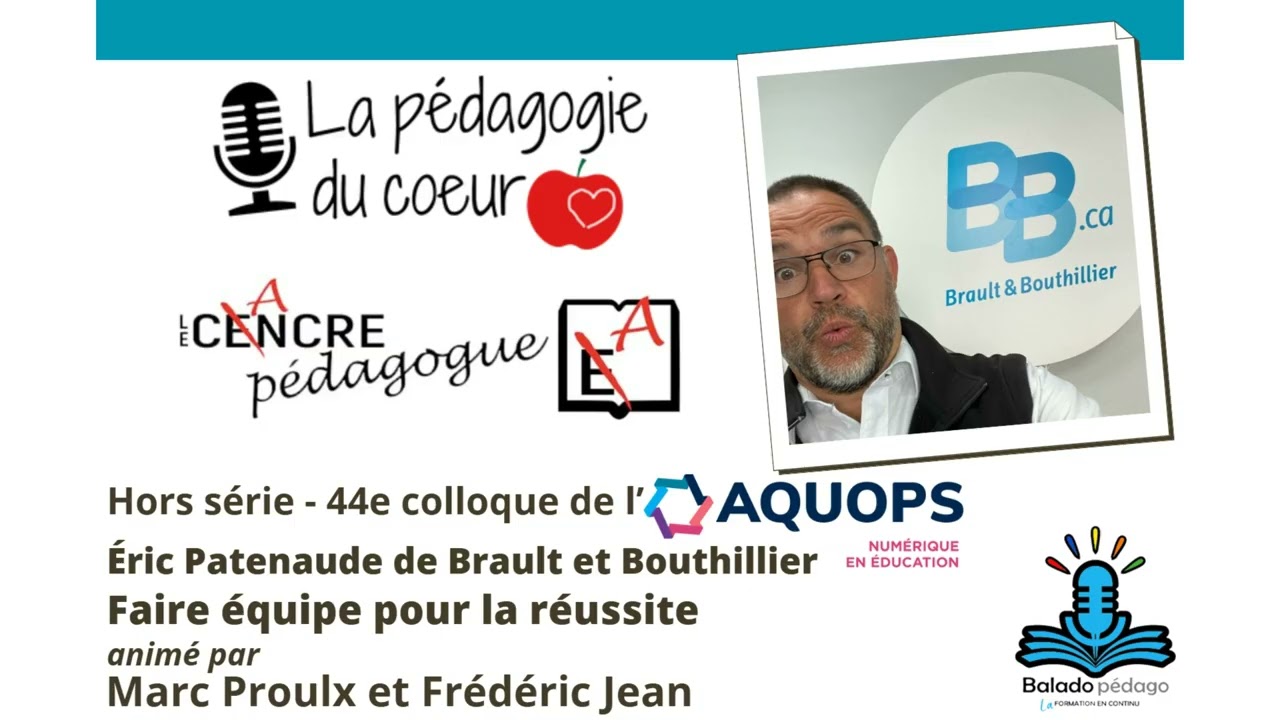 Éric Patenaude au 44e colloque de l'AQUOPS