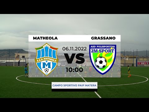 U15 Highlights Matheola - Grassano 6.11.2022 Risultato finale 5-1