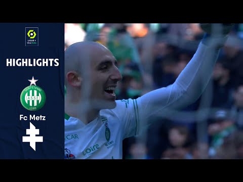 AS SAINT-ÉTIENNE - FC METZ (1 - 0) - Highlights - (ASSE - FCM) / 2021-2022