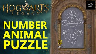 Hogwarts Legacy Roll Puzzle Door - How to Solve & Open Triangle Number & Symbol Doors