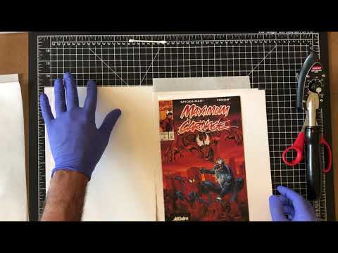 Advanced methods for comic book pressing and dent removal - Acclaim Maximum Carnage 1
