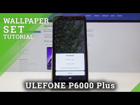 How to Change Wallpaper in ULEFONE P6000 Plus - Desktop Update