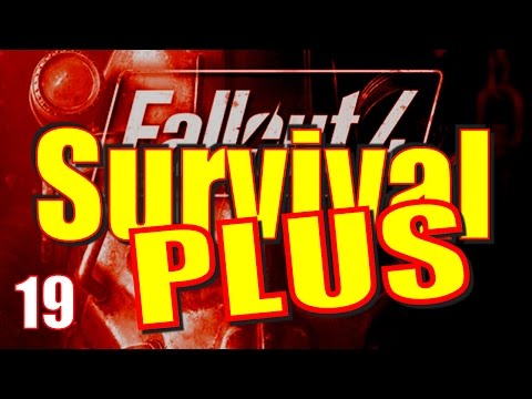 Fallout 4 Survival Mode Walkthrough Part 19 - Battling Ghouls for Food at the Super Duper Mart
