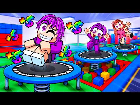 I Spent MILLIONS to make THE BEST TRAMPOLINE PARK in Roblox...