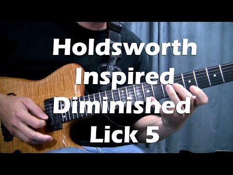 Allan Holdsworth Inspired Diminished Lick 5 for Guitar