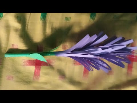 Beautiful Flower Make With Colour Paper 🌹