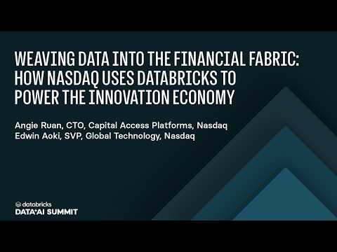 Watch: From Data Silos to Intelligent Platform: Nasdaq's Enterprise AI Strategy