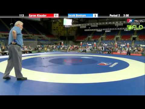 Cadet 113 - Aaron Klauder (Washington) vs. Jacob Bonham (Kansas)