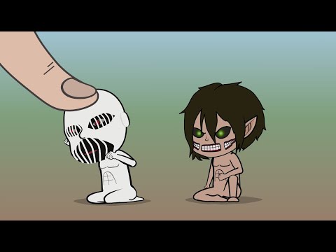 Chibi Titan VS Finger Part 2 - Attack On Titan Animation - Fan MAde