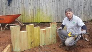 How To Build A Beach Groyne Style Retainer Using Garden Sleepers
