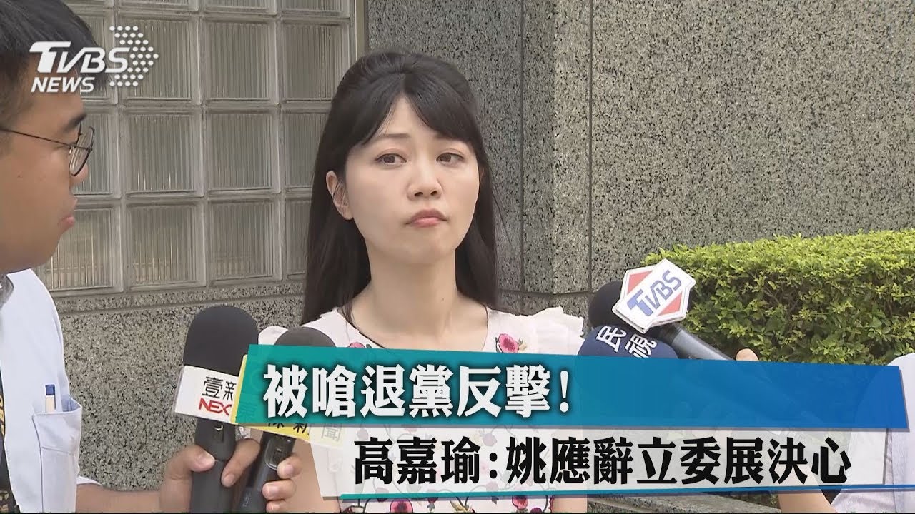 被嗆退黨反擊! 高嘉瑜:姚應辭立委展決心