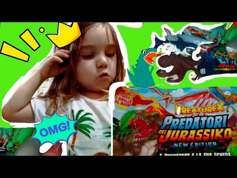 PREDATORI DEL JURASSIKO NEW EDITION KREATUREX EPIC ANIMALS PROFONDITA' MARINE DOMINATORI DEI MARI !!