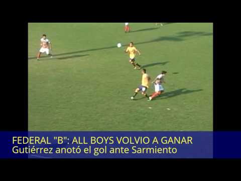 FEDERAL "B": ALL BOYS VENCIO A SARMIENTO DE CORONEL SUAREZ