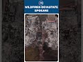 Wildfires Leave Spokane Neighborhood In Ruins | 900+ Homes Damaged #shorts