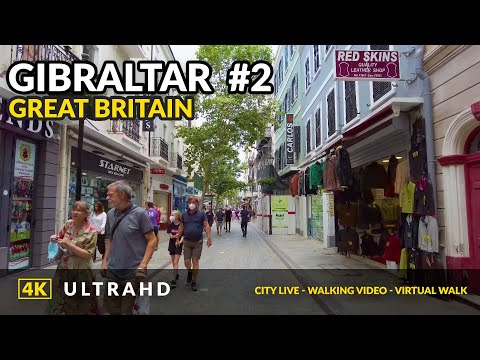 Gibraltar walking tour through the City Centre 2021
