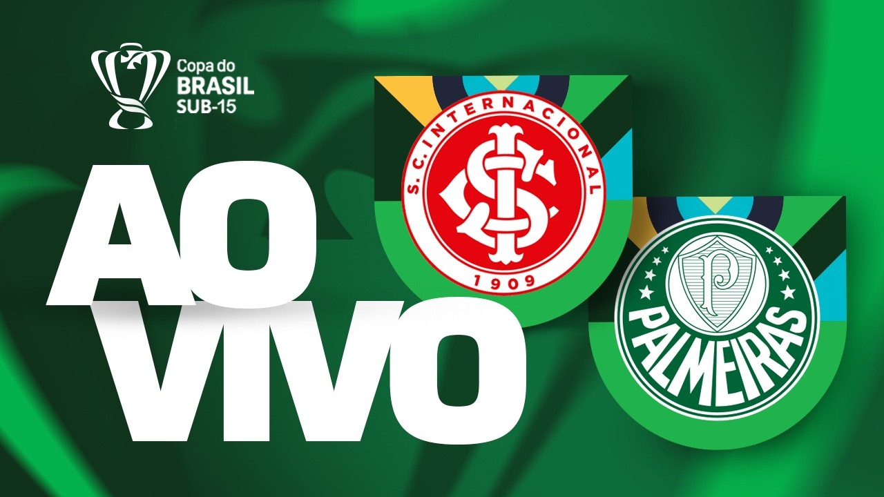 AO VIVO COM IMAGENS: INTERNACIONAL x PALMEIRAS | COPA DO BRASIL SUB-15