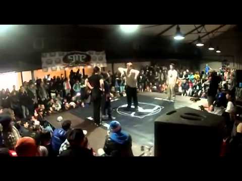 Juste Debout Italy 2013 Poppin final - Sasà & Shorty vs SachaPop e Cynthia