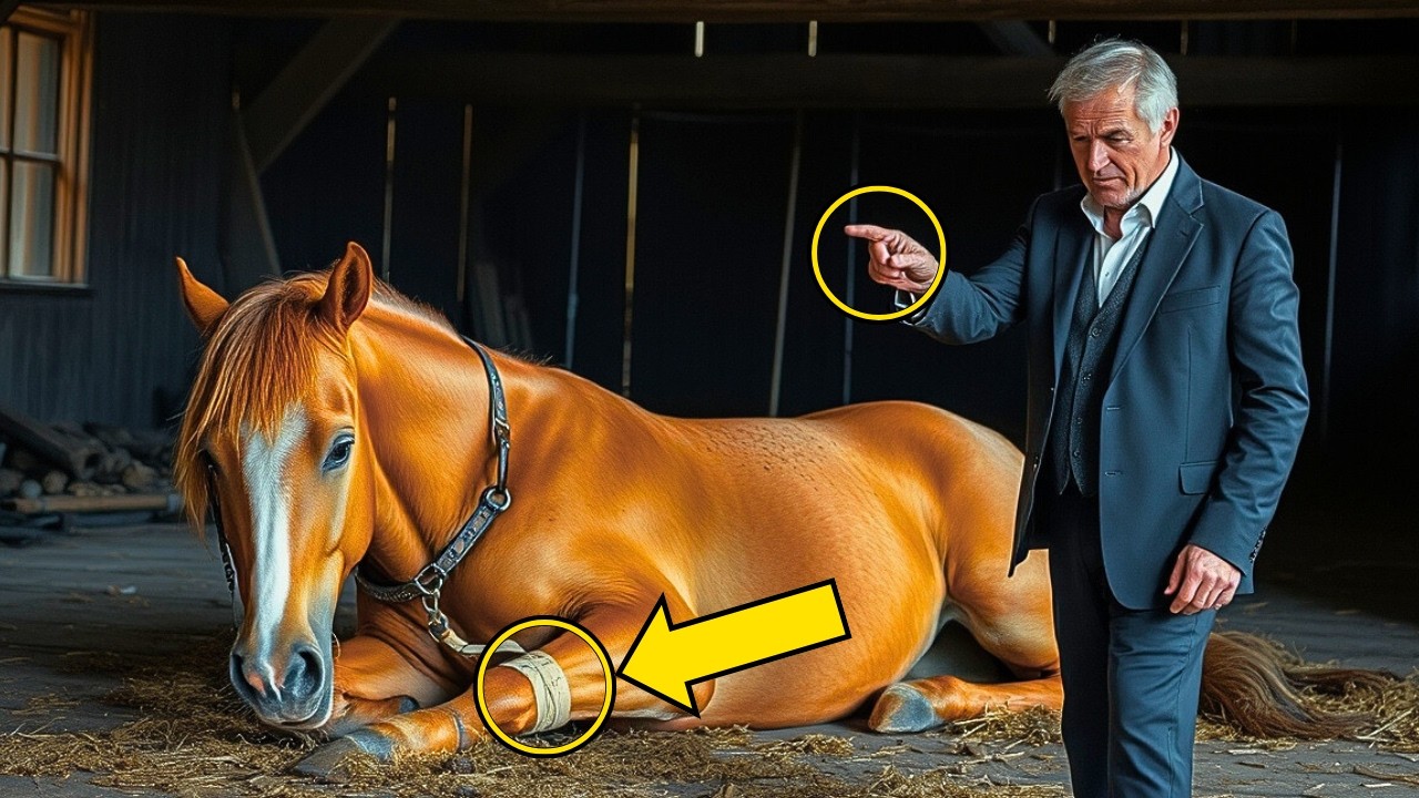 MILLONARIO RECHAZA CABALLO COJO QUE SU HIJA RESCATÓ… LO QUE PASA DESPUÉS DEJÓ AL MILLONARIO...