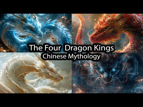 The Legend of the 4 Dragon Kings | Chinese Mythology Explained | Mythology Stories | Sleep Stories
