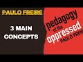 Conscientizacao, Praxis & Dialogue: Three Main Concepts of Paulo Freire