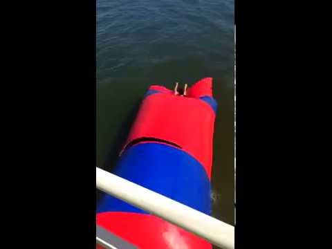 Human water catapult FAIL!