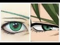 Tutorial : Anime Eye Makeup 107•Midorima Shintaro ...