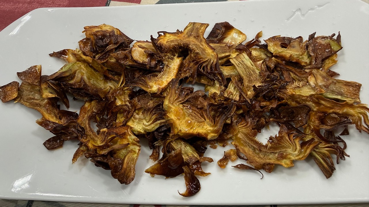 Xips de carxofa