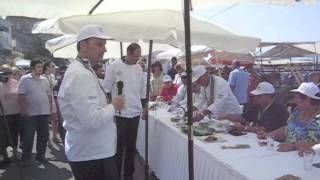 preview picture of video 'Aegina Fistiki Fest 2011 - Pistachio dessert competition'