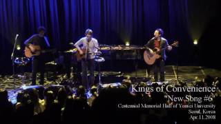 [HD] Kings of Convenience - Peacetime Resistance (New Song #6), Seoul 2008 Part 9