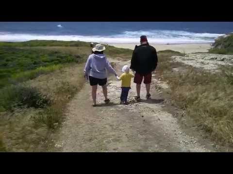 Approaching the beach