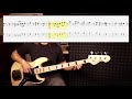 Procol Harum - Whiter Shade Of Pale (bass cover with tabs in video)