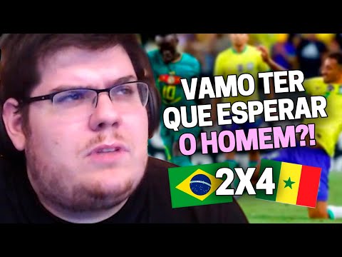 CASIMIRO REAGE: BRASIL 2 X 4 SENEGAL - AMISTOSO INTERNACIONAL | Cortes do Casimito
