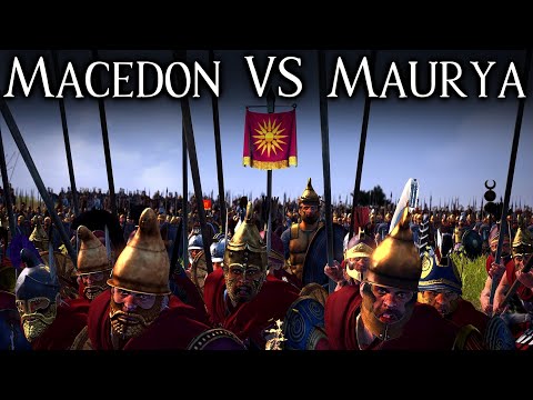 Macedon VS Maurya ⚔️ 1.3  Divide Et Impera Online Battles - Total War Rome 2 - Ep.39