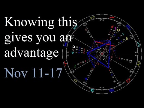 Astrology Nov 11-17 2025 - Mercury Rx conj Mars - Jupiter SR - Grand Water Trine + more