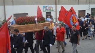 Pasquino Crupi come Romeo e Giulietta. Video del funerale.