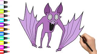 How to Draw Bat Monster -  99 Nights in the Forest ROBLOX