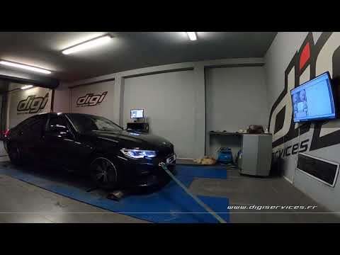 BMW 330E 292cv AUTO Reprogrammation Moteur @ 397cv Digiservices Paris 77 Dyno
