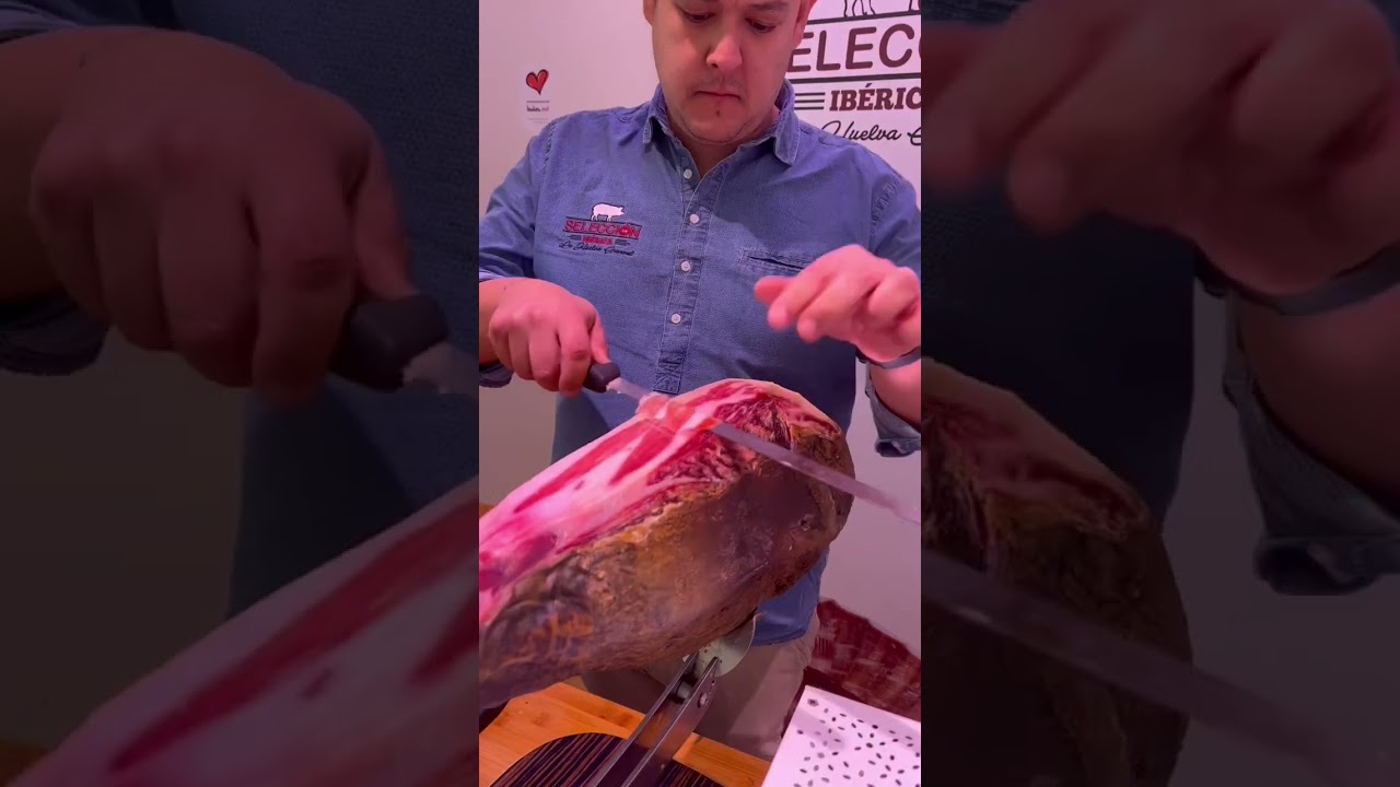 Como se empieza un jamón y se cortan platos!!
