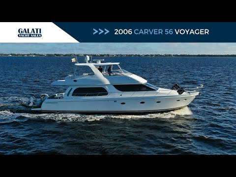 Carver 56 Voyager video