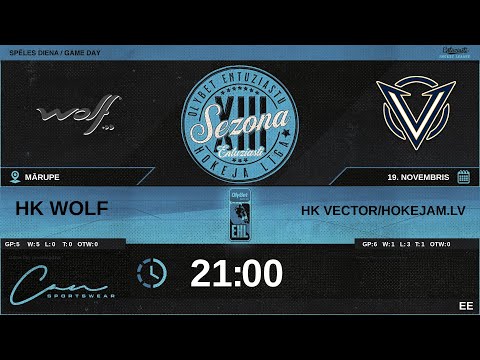 2023 11 19 | HK WOLF (WOL) - HK VECTOR/HOKEJAM.LV (VCT) | EE