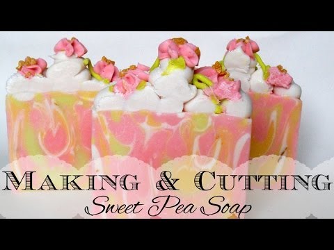 ♕ Duftwickenseife herstellen und schneiden ♕