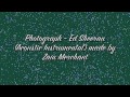 Photograph - Ed Sheeran (Instrumental made by ...