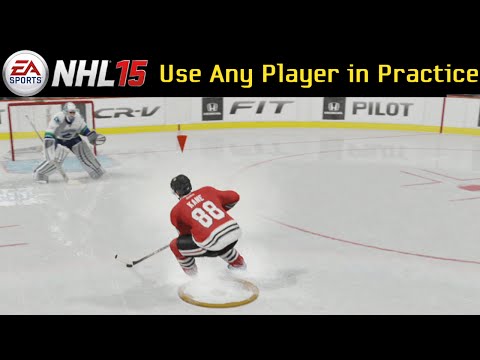 NHL 15: Use Any Player in Practice