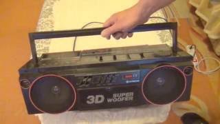Video thumbnail for RADIO CASSETTE RECORDER HITACHI model TRK -3D2E by Alex ausdeutschland