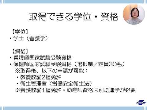 2025年度　群馬県立県民健康科学大学　オープンキャンパス　看護学部学部概要