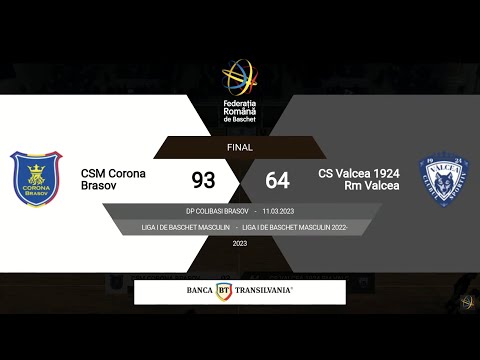 L1BM 2022-2023: CSM Corona Brașov - CS Vâlcea 1924