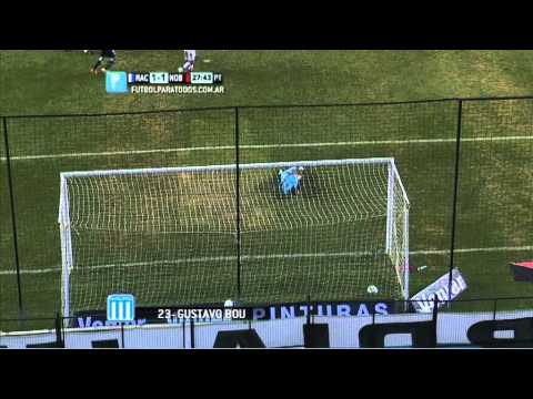 Gol de Bou. Racing 1 - Newell's 1. Fecha 8. Torneo Primera División 2014. FPT