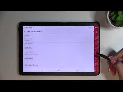 How to Clear Credentials on TCL NxtPaper 10s - Remove Certificates